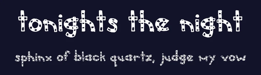 Tonights the Night — Display Font — thumbnail 2