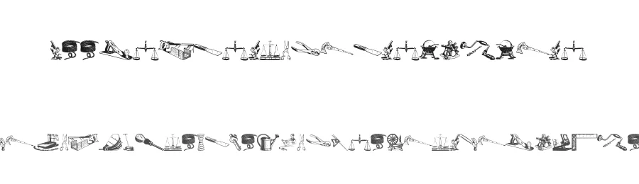 ToolsInstrumentsGadgets β Display Font