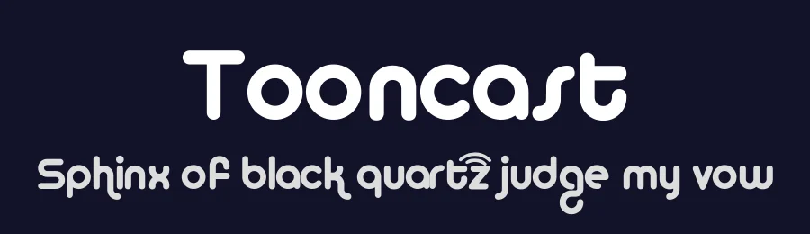 Tooncast — Display Font — thumbnail 2