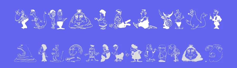 ToonCharsOne — Display Font — thumbnail 3