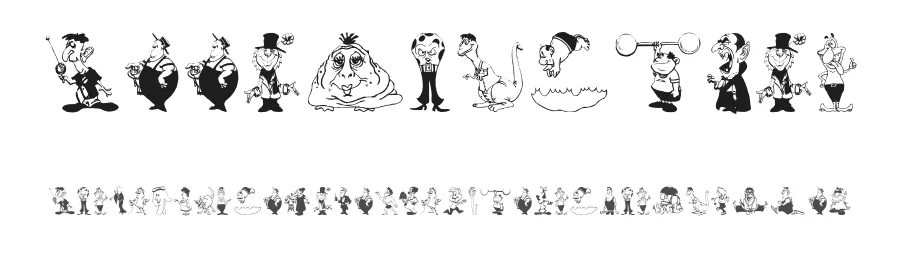 ToonCharsOne — Display Font