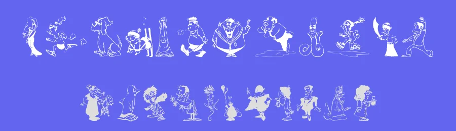 ToonCharsTwo — Display Font — thumbnail 3