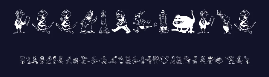 ToonCharsTwo — Display Font — thumbnail 2