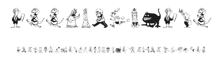 ToonCharsTwo — Display Font