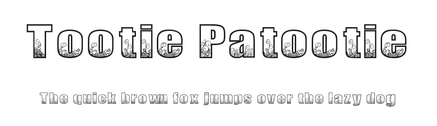 Tootie Patootie — Display Font
