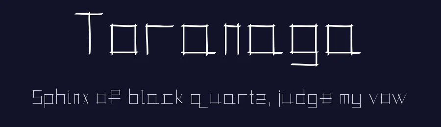 Toranaga by Andrei Olaru — Sans Font — thumbnail 2