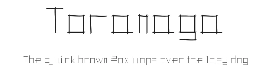 Toranaga by Andrei Olaru โ Sans Font