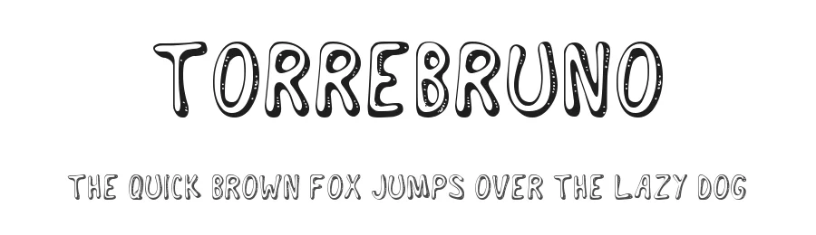 Torrebruno by Woodcutter Manero — Display Font
