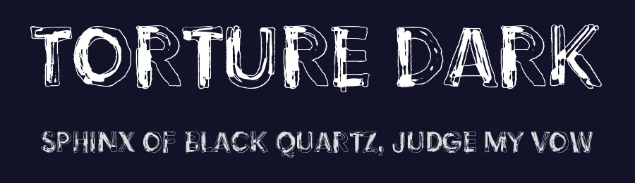 Torture Dark — Display Font — thumbnail 2