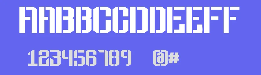 ToughGuy Stencil by Matthew Napolitano — Display Font — thumbnail 3