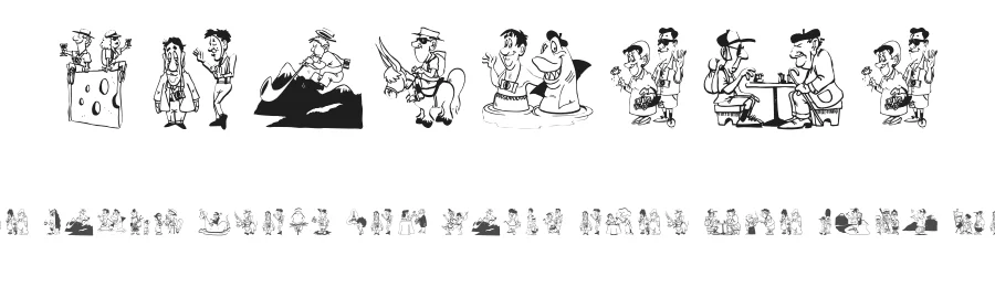Tourists — Display Font