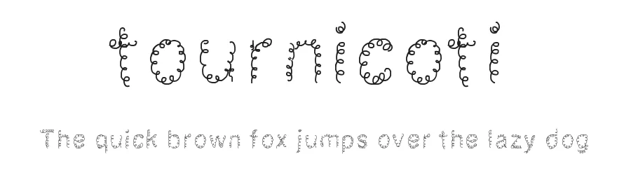 tournicoti — Display Font