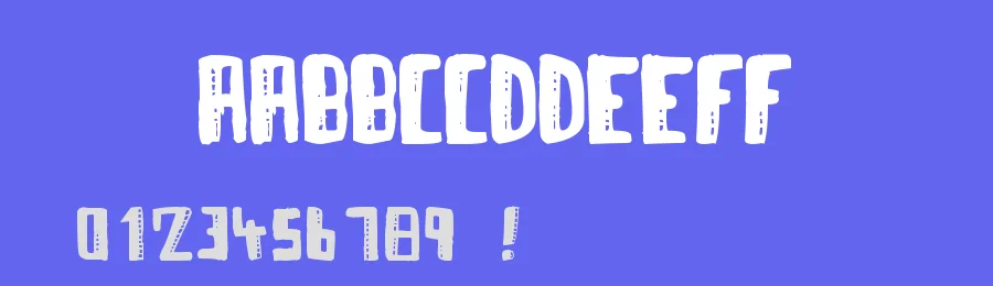 TOWERBLOCKS by Alan Parley — Display Font — thumbnail 3