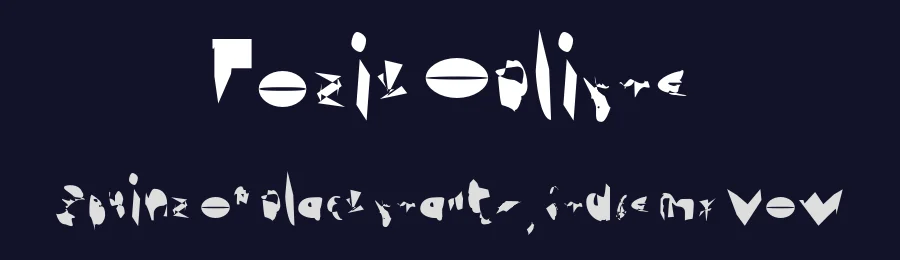 Toxik Oblique — Display Font — thumbnail 2