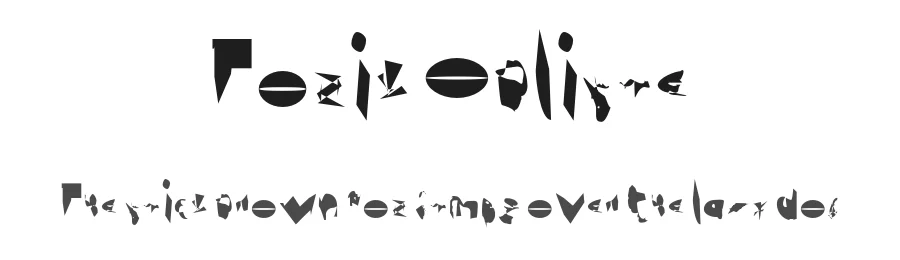 Toxik Oblique — Display Font