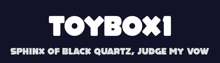 ToyBox1 — Display Font — thumbnail 2