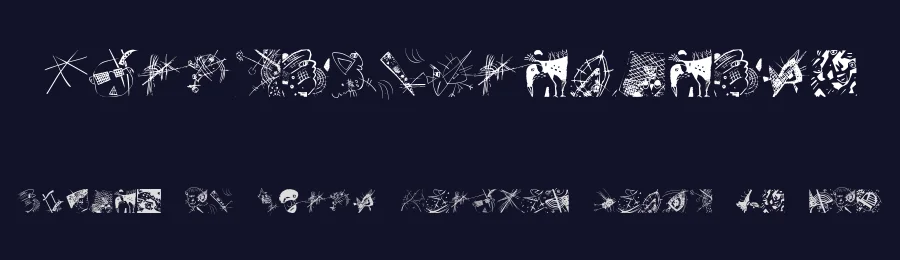 TracesOfKandinsky — Display Font — thumbnail 2