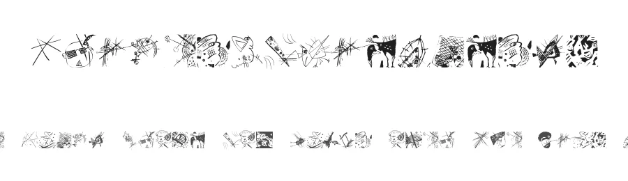 TracesOfKandinsky — Display Font