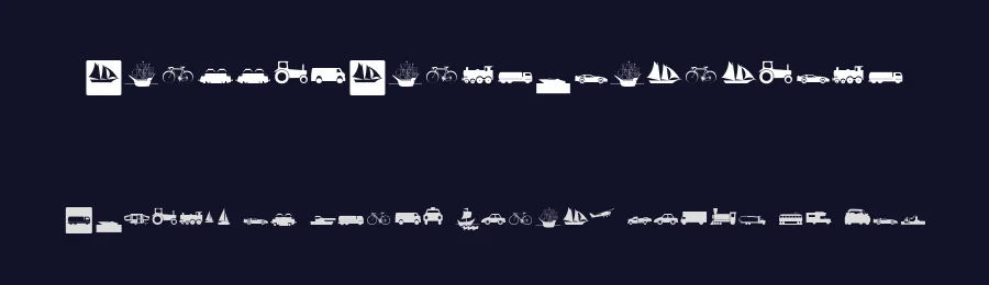 TrafficTransportations — Display Font — thumbnail 2