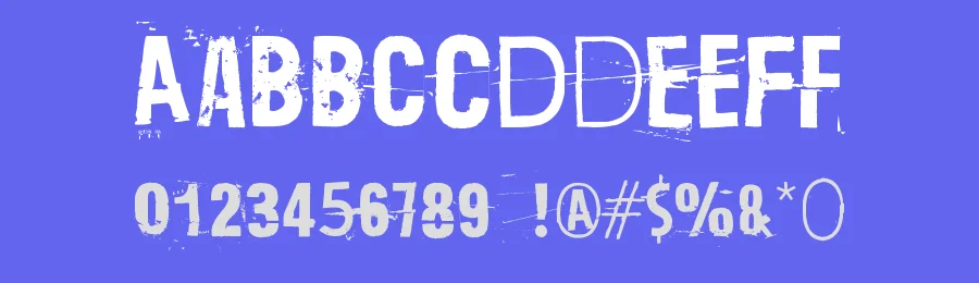 Trash Zydego — Display Font — thumbnail 3
