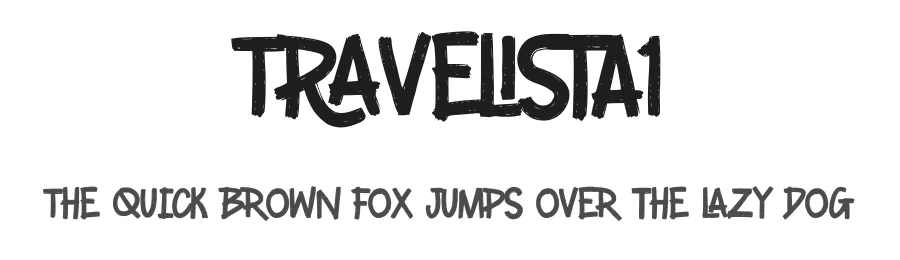 Travelista1 by Anang F & Malik Wsn | GassstypeΒ© Studio 2021 β Display Font
