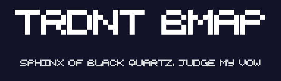 trdnt bmap — Display Font — thumbnail 2