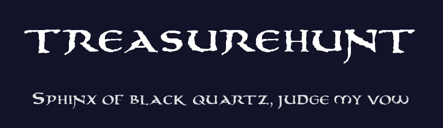 treasurehunt — Display Font — thumbnail 2