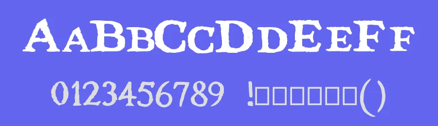 treasuremap — Display Font — thumbnail 3