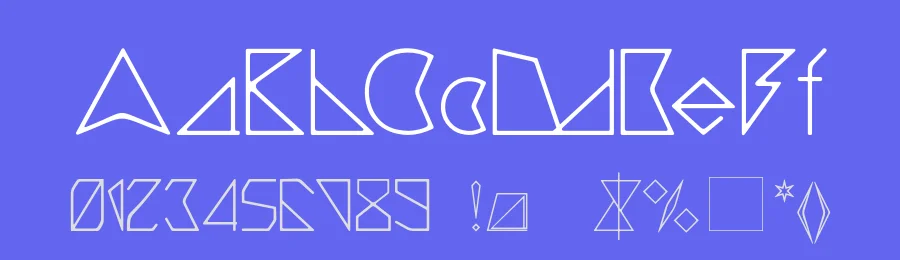 triangler by tim ko by Tim Gao — Display Font — thumbnail 3