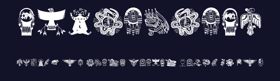 TribalBats — Display Font — thumbnail 2