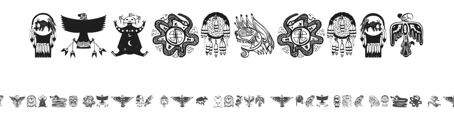 TribalBats — Display Font