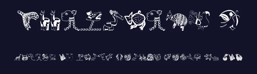 TribalisM K — Display Font — thumbnail 2