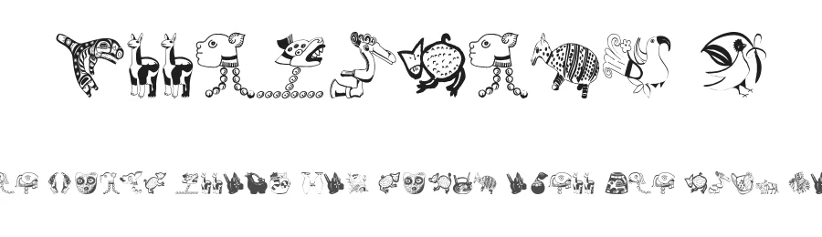 TribalisM K — Display Font
