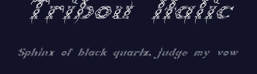 Tribou Italic by Rimando Nillo, Jr. — Display Font — thumbnail 2