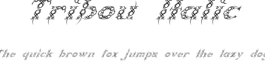 Tribou Italic by Rimando Nillo, Jr. — Display Font