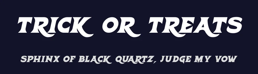 Trick Or Treats — Display Font — thumbnail 2