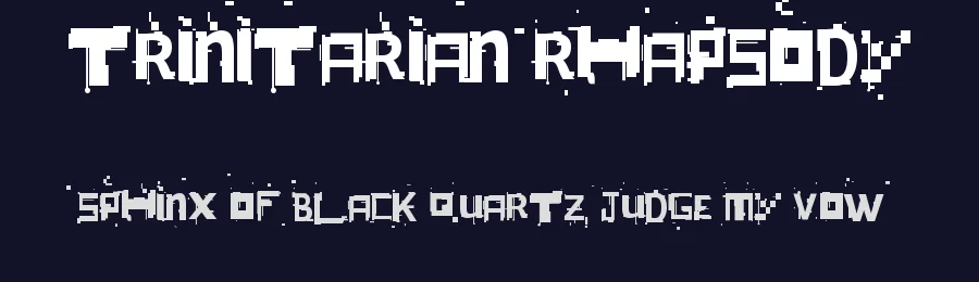 Trinitarian Rhapsody — Display Font — thumbnail 2