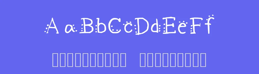 Triple Dotted Medium — Display Font — thumbnail 3