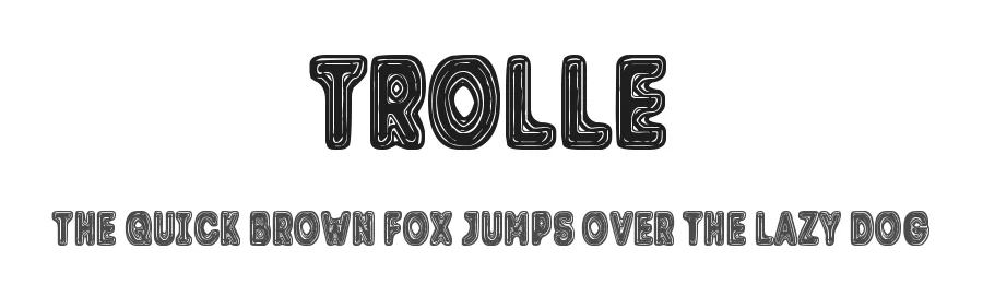 Trolle by junkohanhero — Display Font