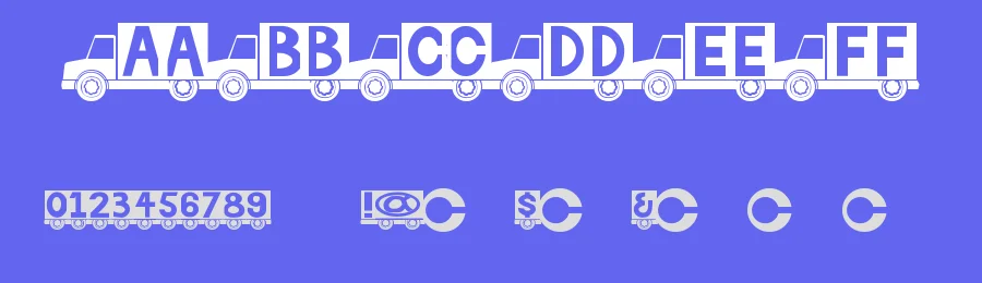 Truck — Display Font — thumbnail 3