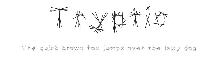 Tryptic — Display Font