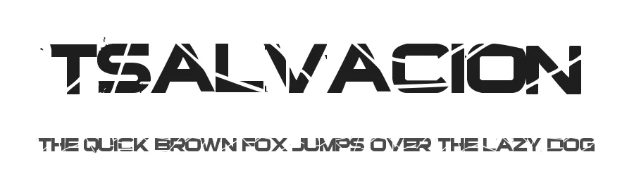 TSalvacion — Display Font