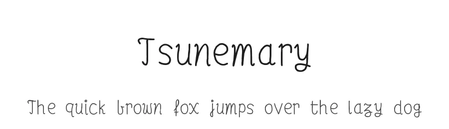Tsunemary by Piotrkowy — Script Font
