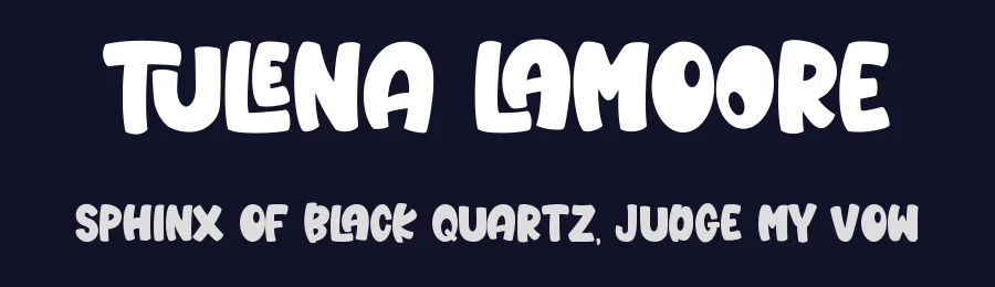 Tulena Lamoore by M Arif Dwi Prasetyo & Eko Nurcahyo — Display Font — thumbnail 2