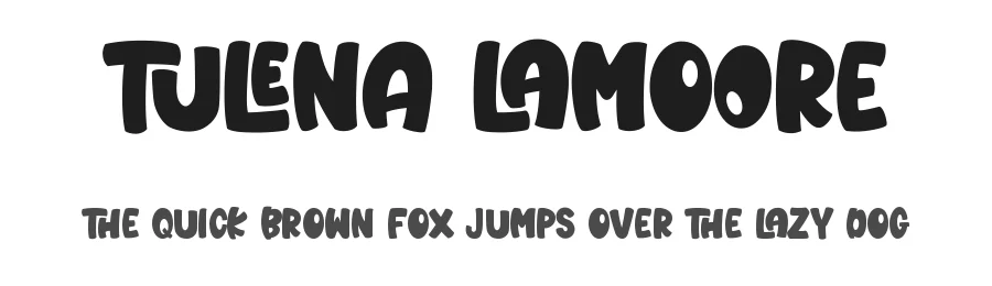 Tulena Lamoore by M Arif Dwi Prasetyo & Eko Nurcahyo — Display Font