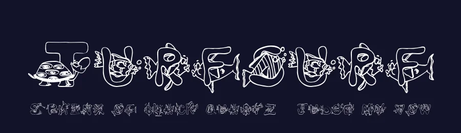 Turfsurf by Character and Clipart Heaven — Display Font — thumbnail 2