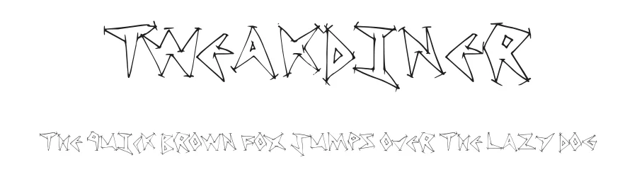 TweakDiner by Max Infeld — Display Font