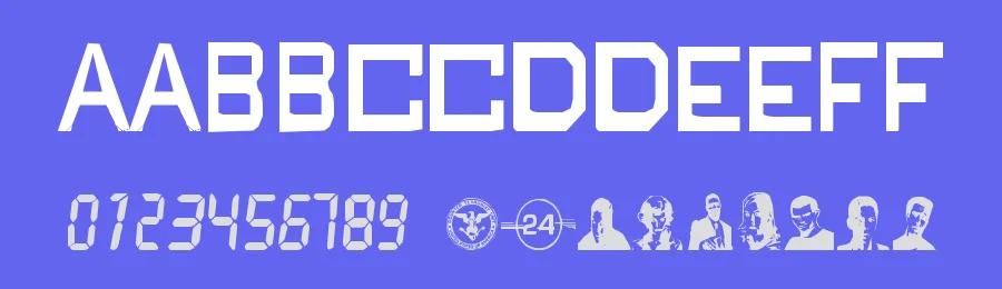 twenty four — Display Font — thumbnail 3