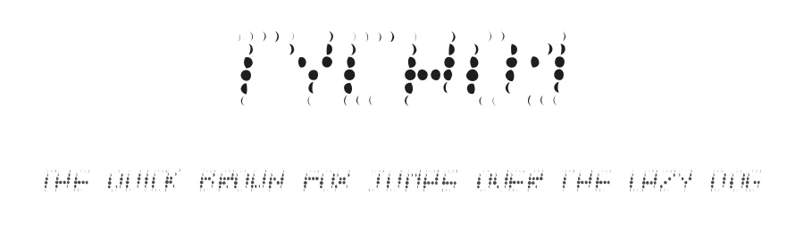 TYCHO1 by Charles Nolan — Display Font