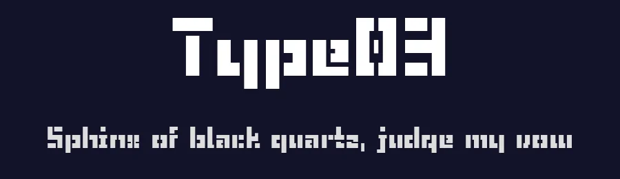 Type03 — Display Font — thumbnail 2